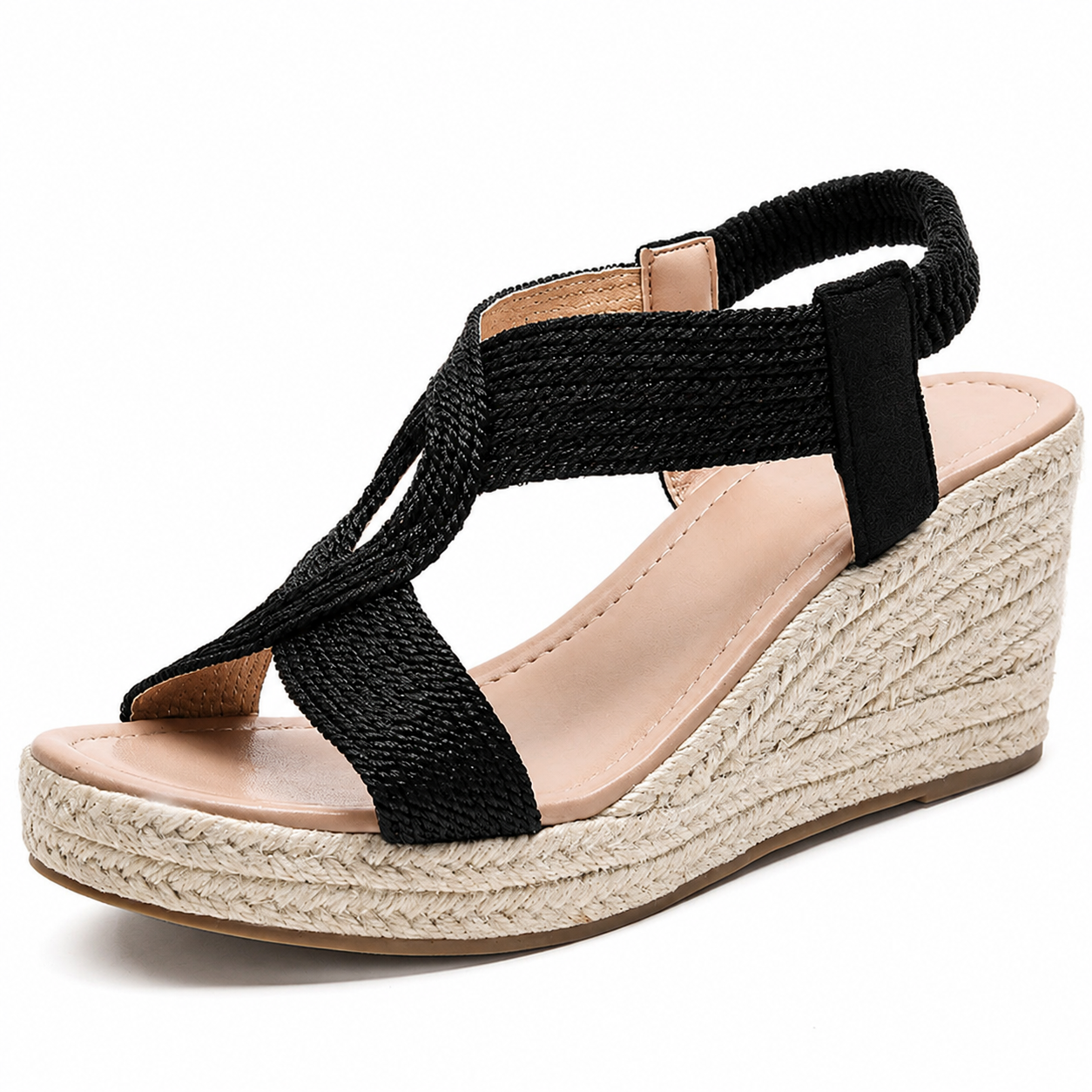 Artisan Woven Wedge Sandals