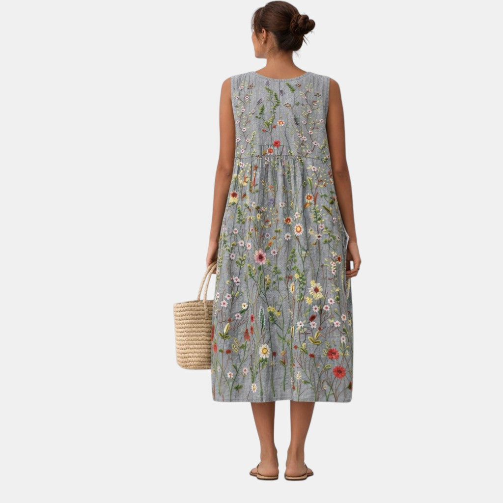 Marta everyday midi dress – detail