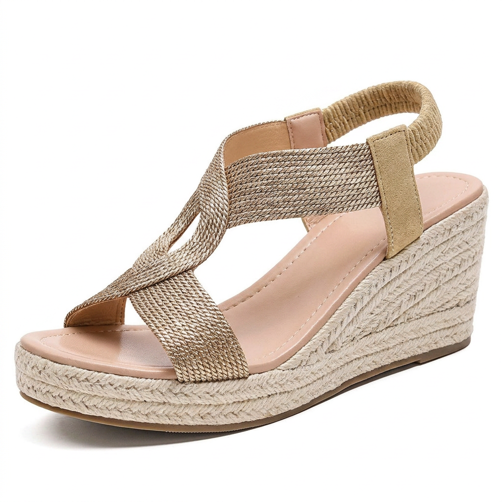 Artisan Woven Wedge Sandals