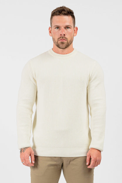 Rib Knit Long Sleeve — Cream