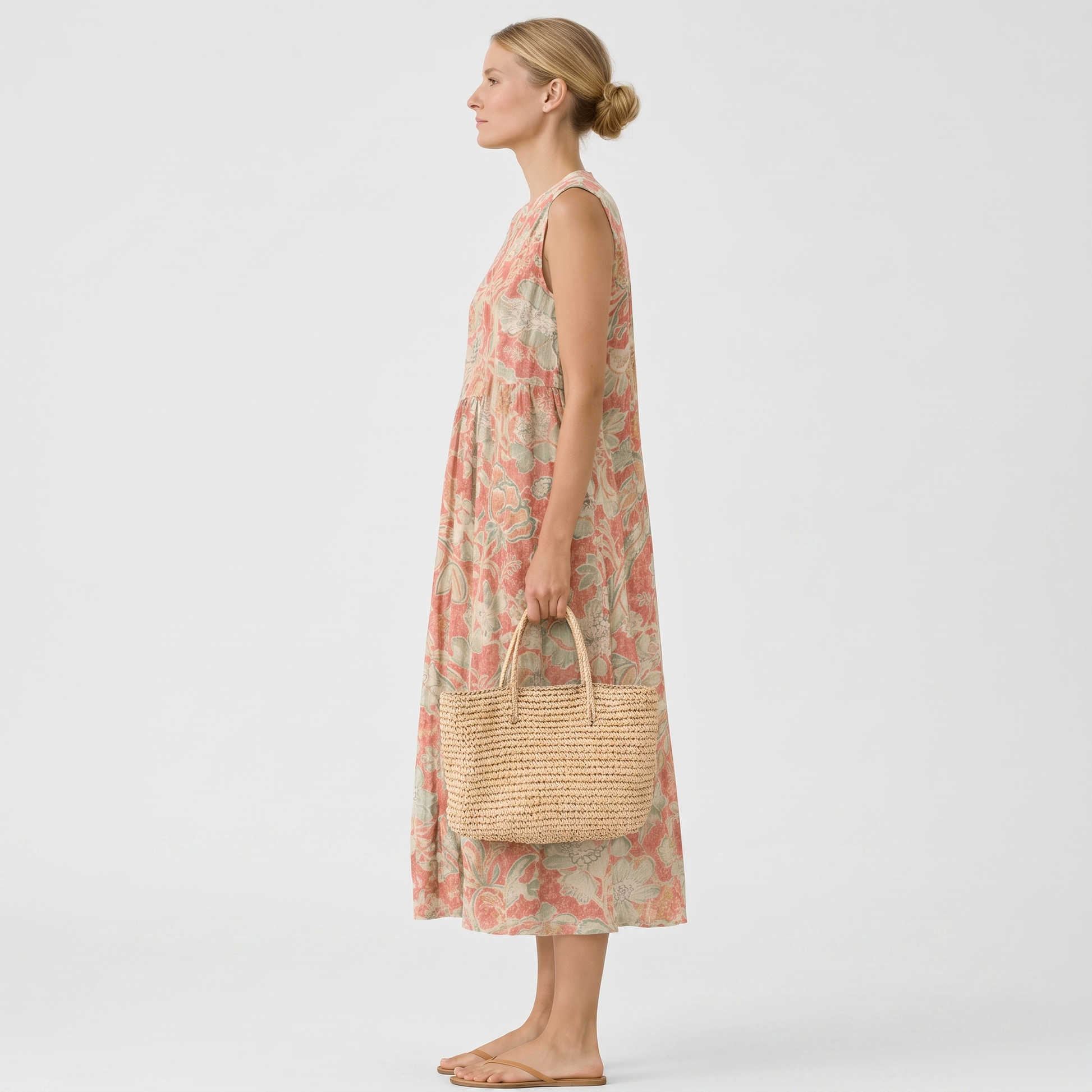 Raquel everyday midi dress – back