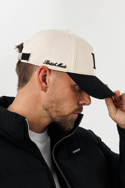 Legend Initial Logo Cap — Black