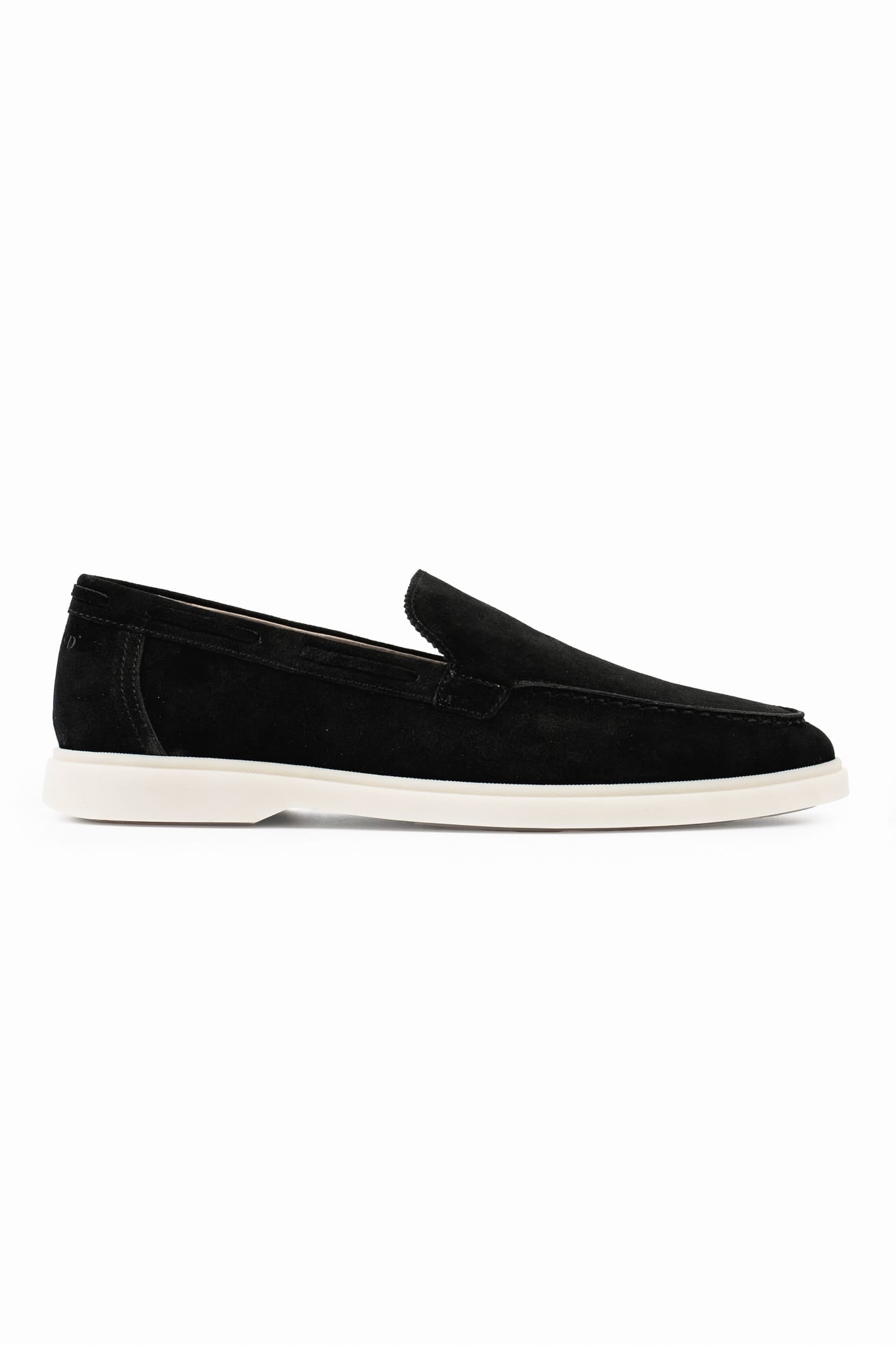 Suede Loafer — Black