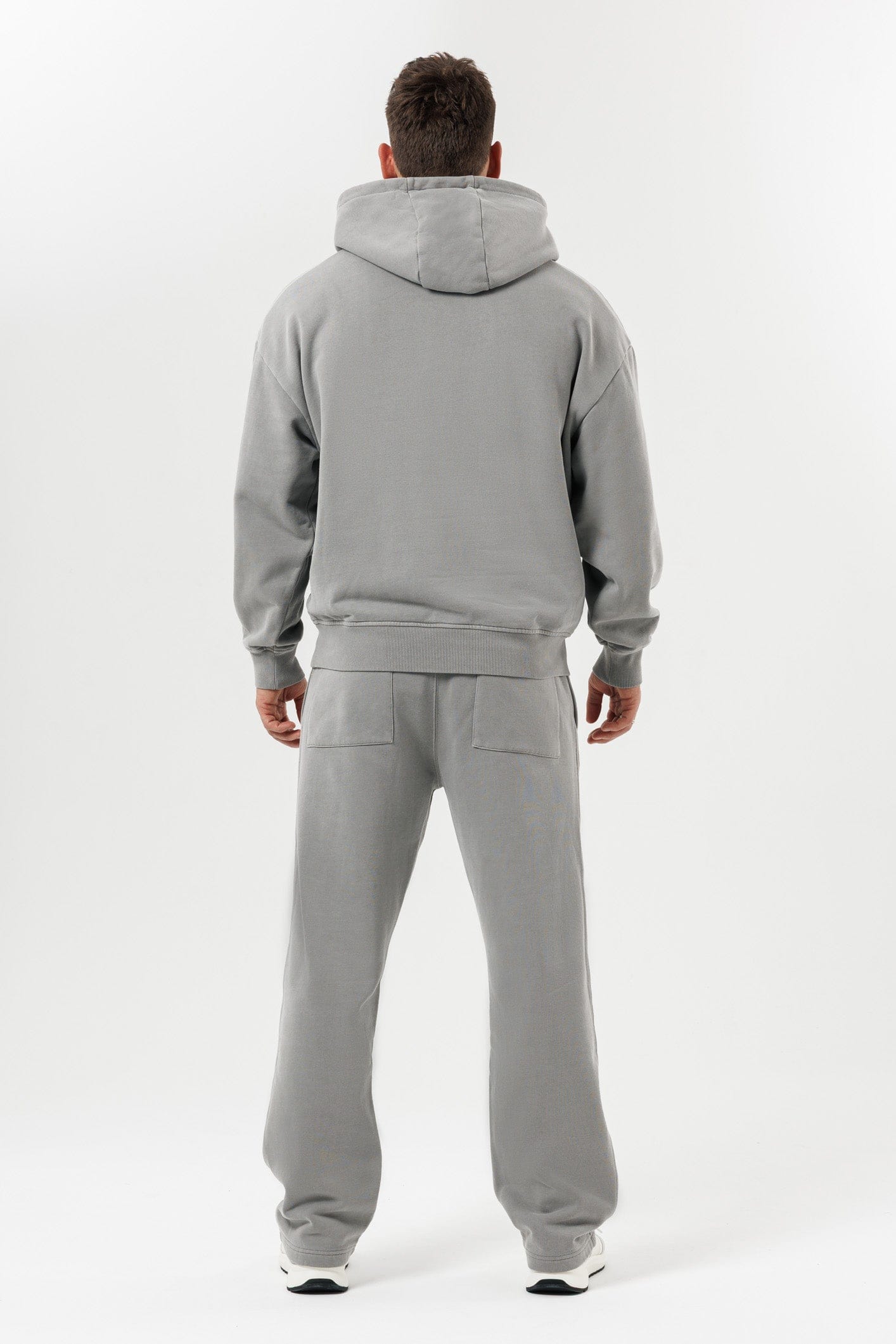 Hoodie — Washed Grey