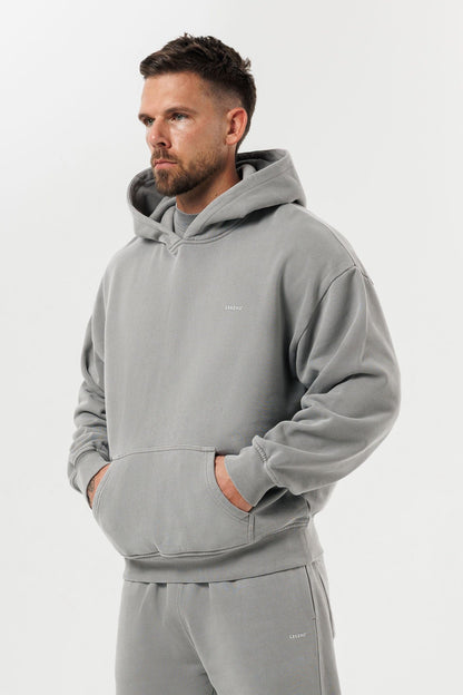 Hoodie — Washed Grey