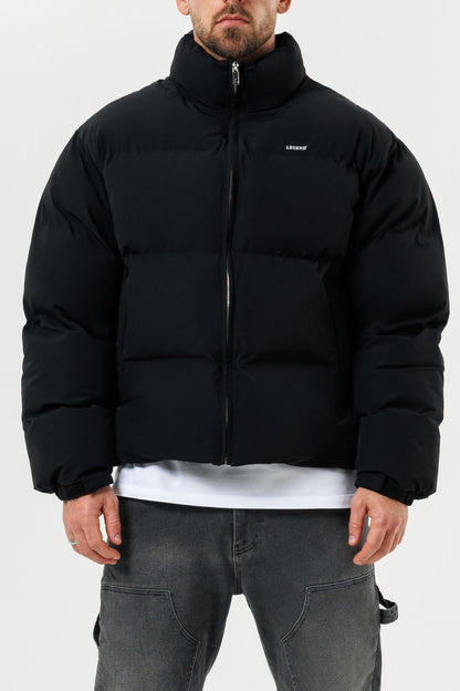 Puffer Jacket — Black
