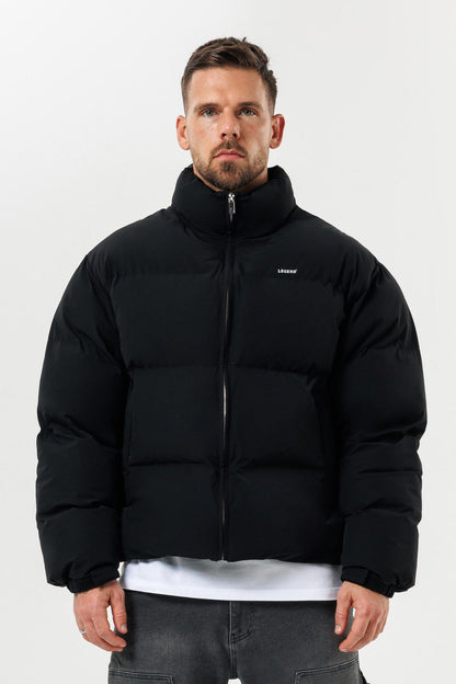 Puffer Jacket — Black