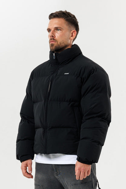 Puffer Jacket — Black
