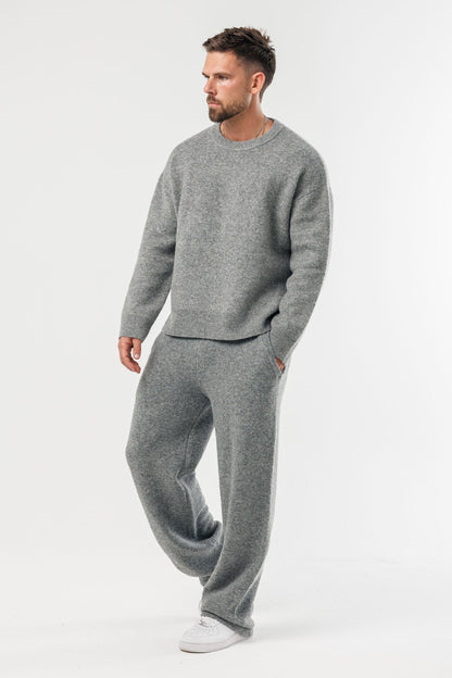 Knit Sweater — Grey Marl