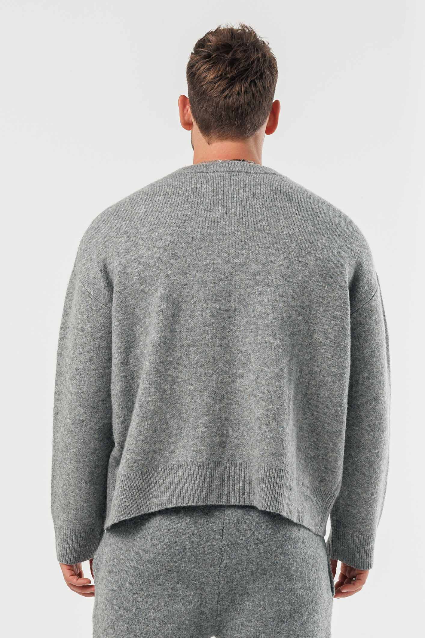 Knit Sweater — Grey Marl