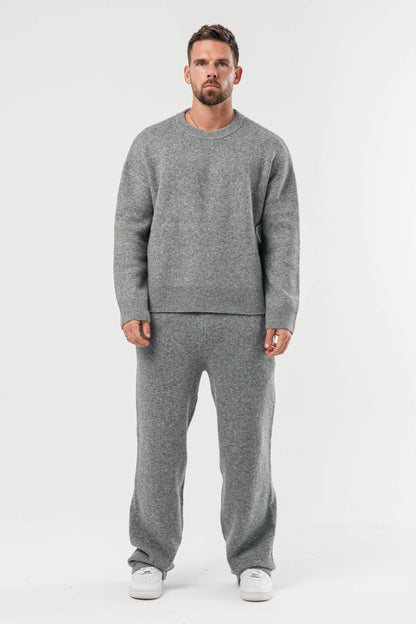 Knit Sweater — Grey Marl