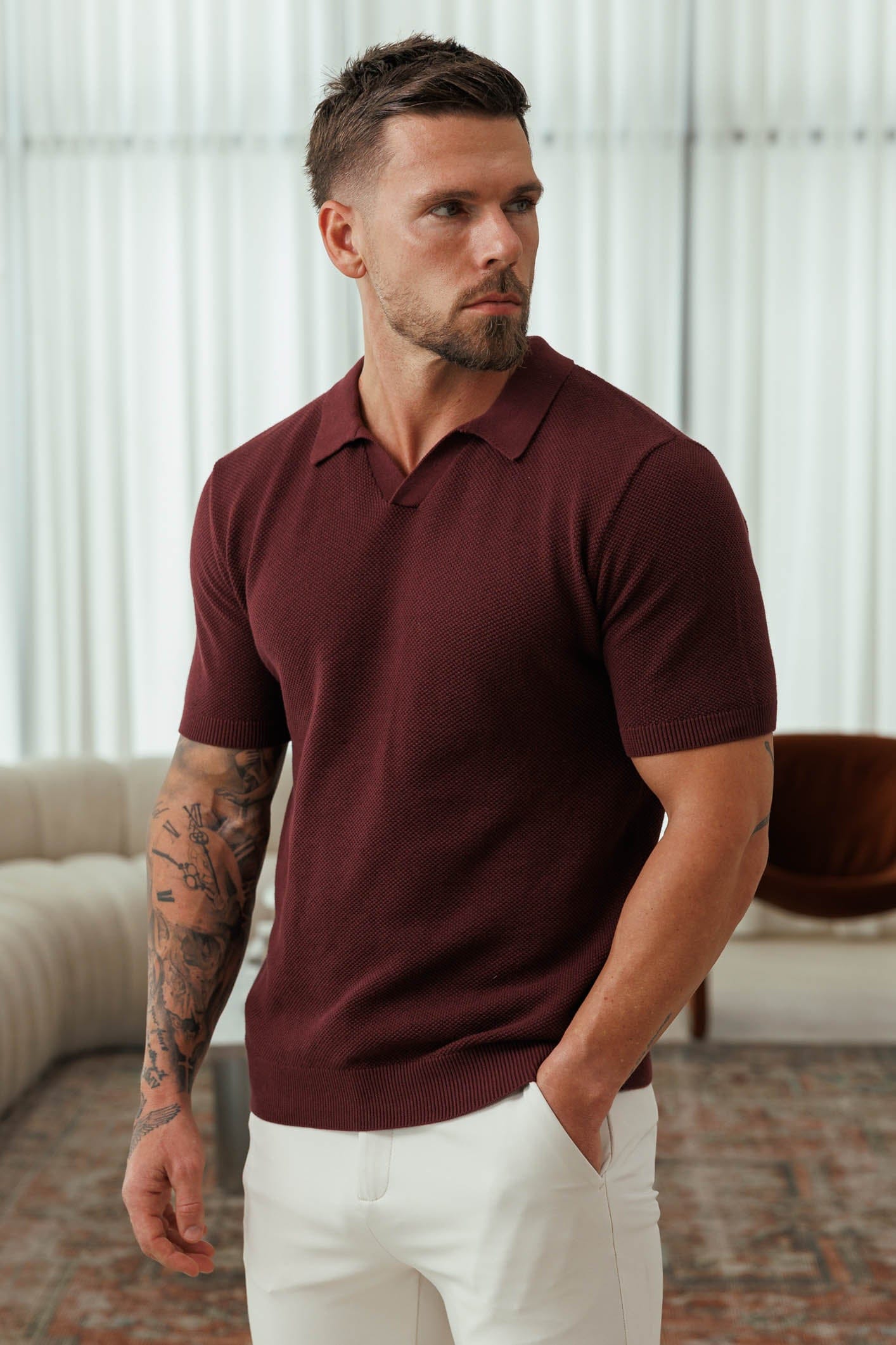 Coast Polo — Burgundy