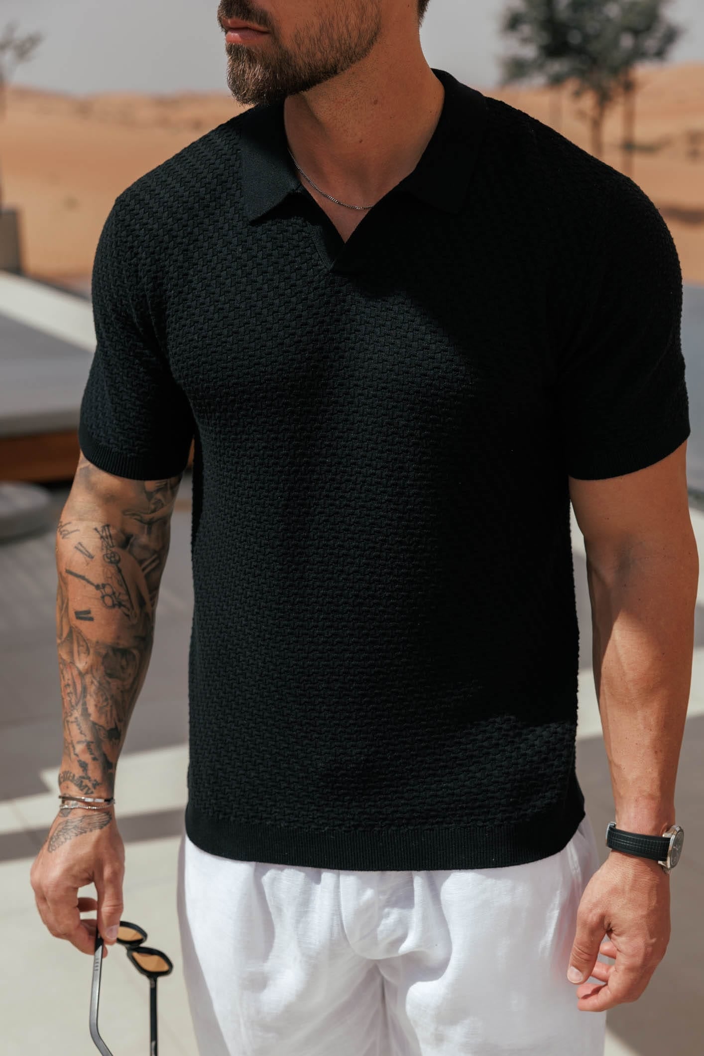 Noir Polo — Black