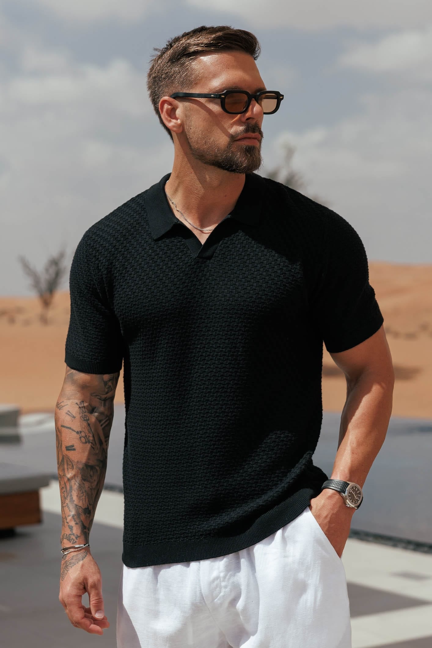 Noir Polo — Black
