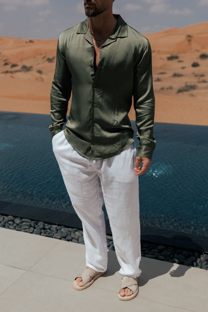 Flow Shirt — Olive
