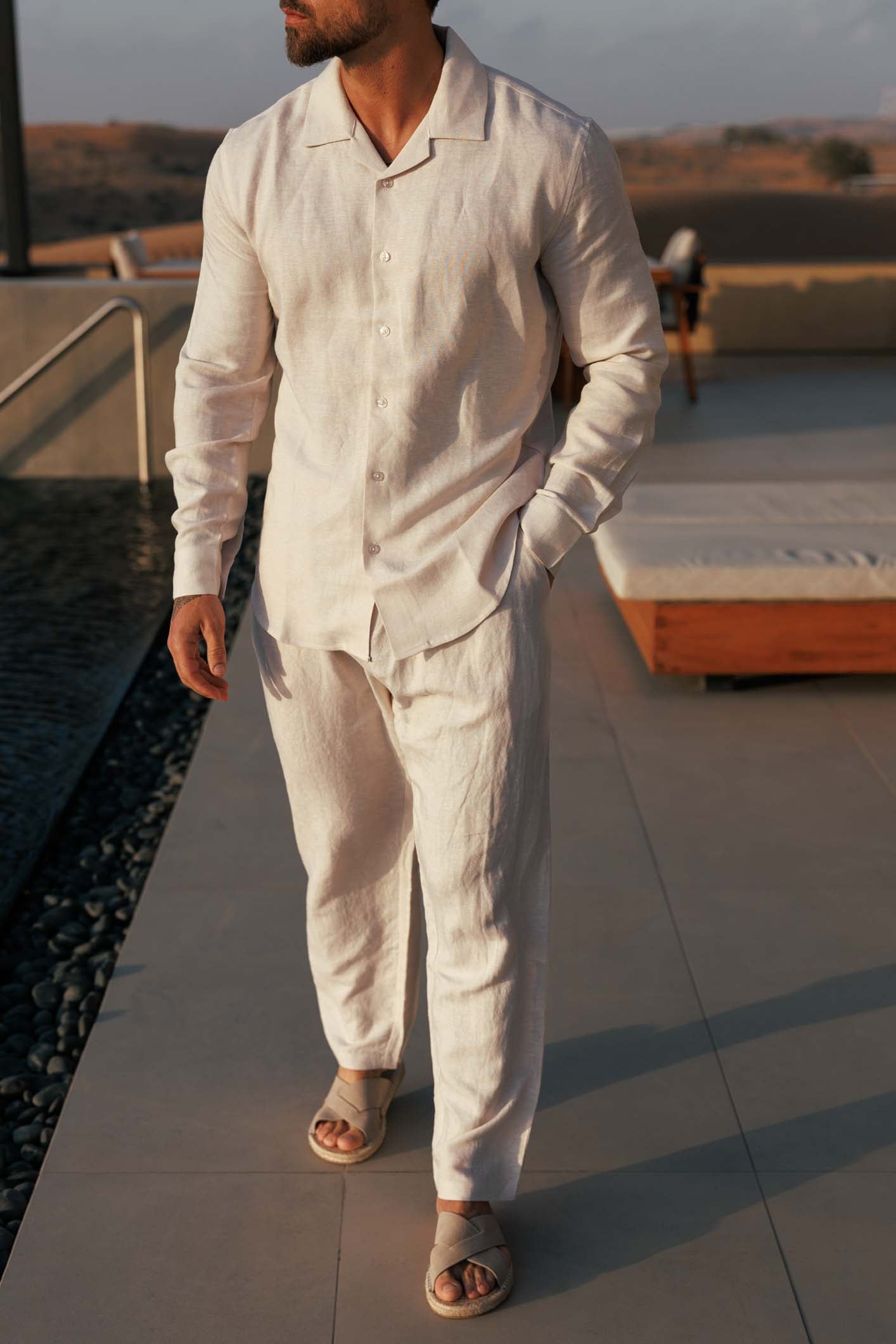 Linen Shirt — Oat