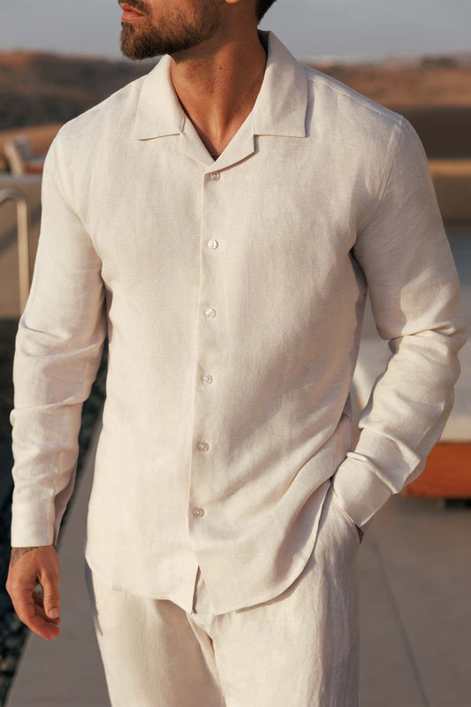 Linen Shirt — Oat