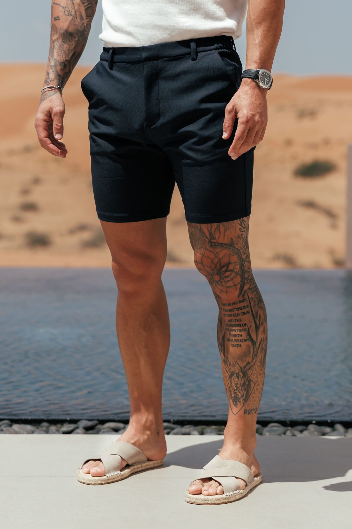 Hybrid Short — Navy