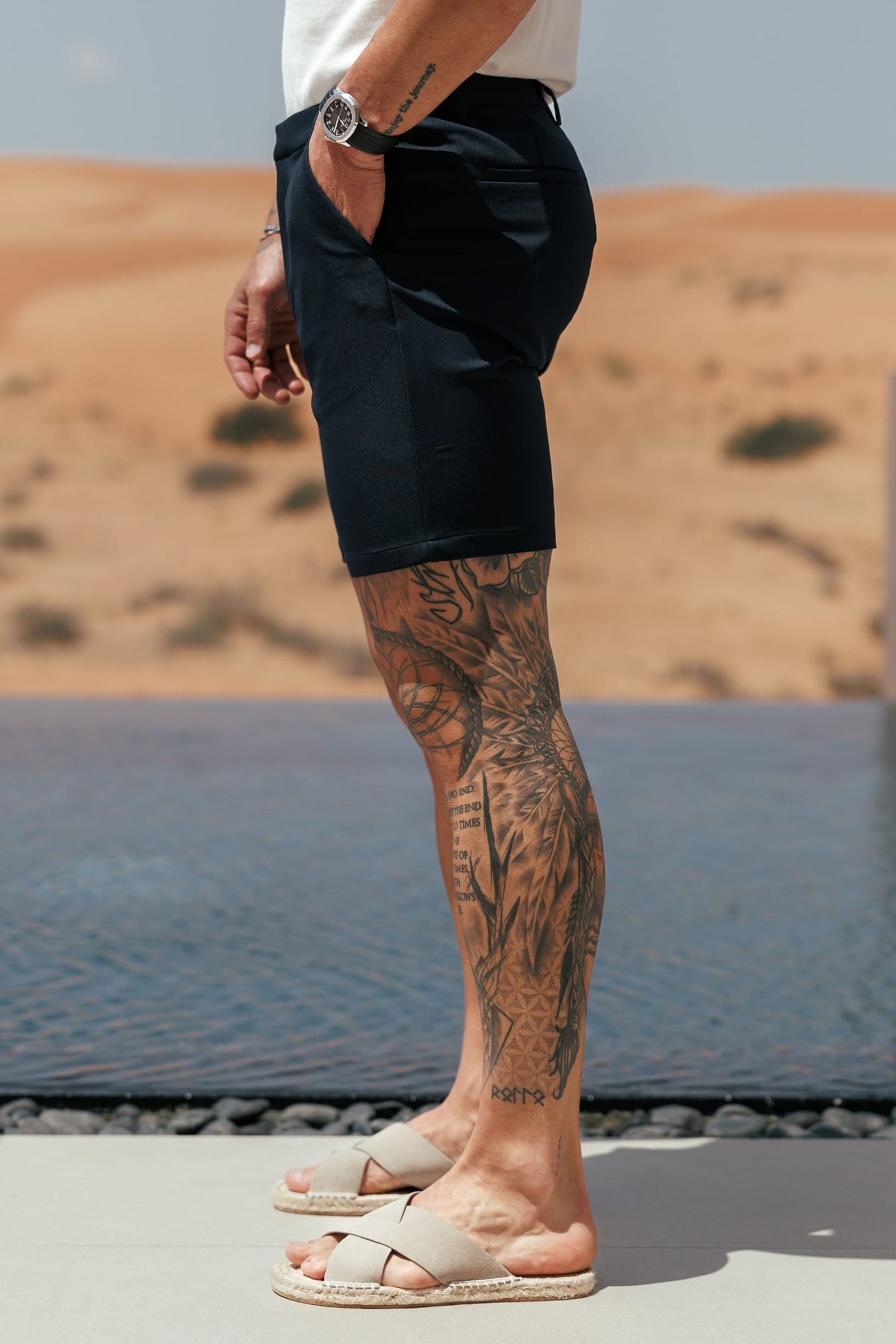 Hybrid Short — Navy