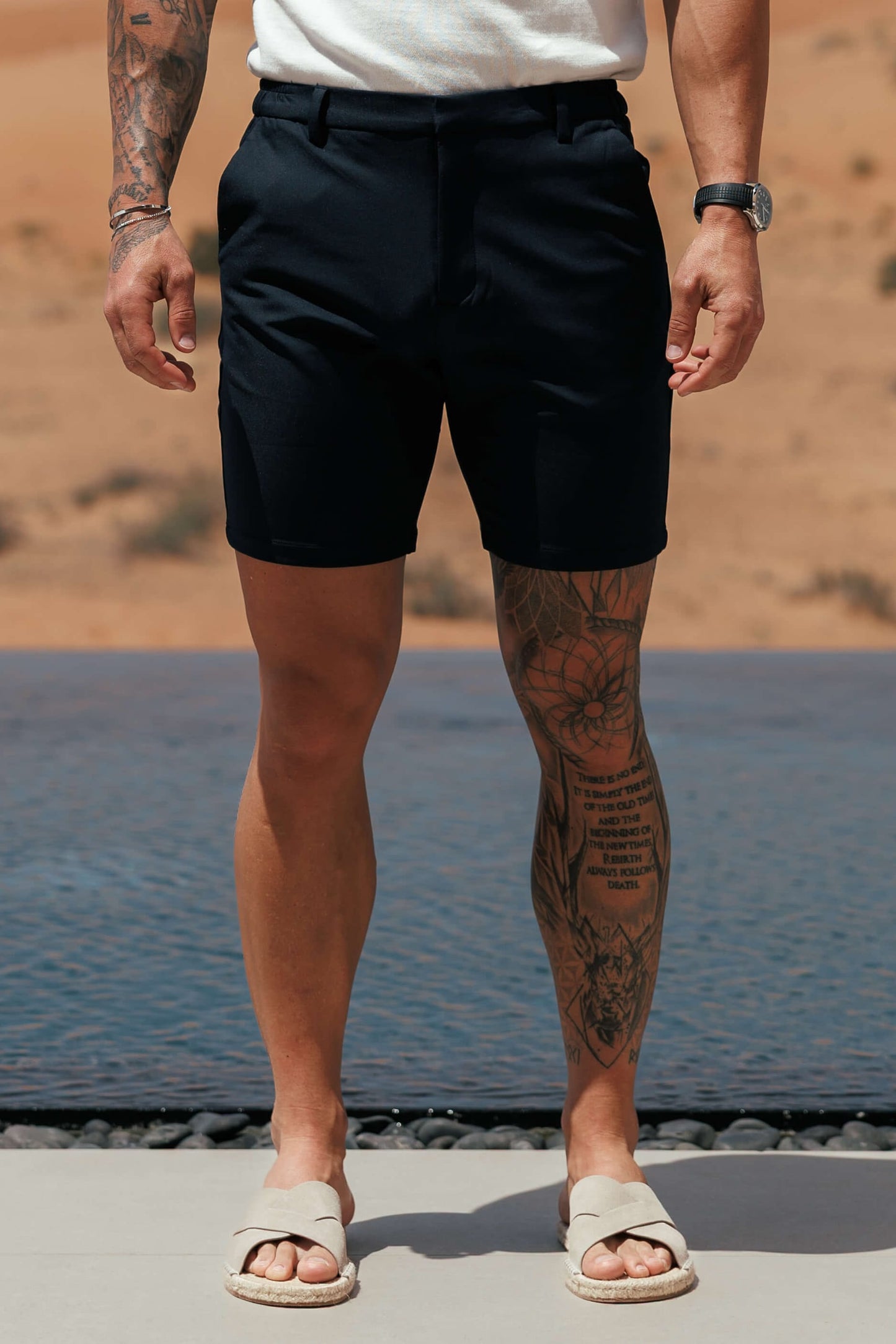 Hybrid Short — Navy