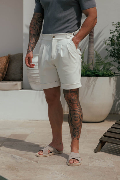 Premium Side Cinch Short — Stone