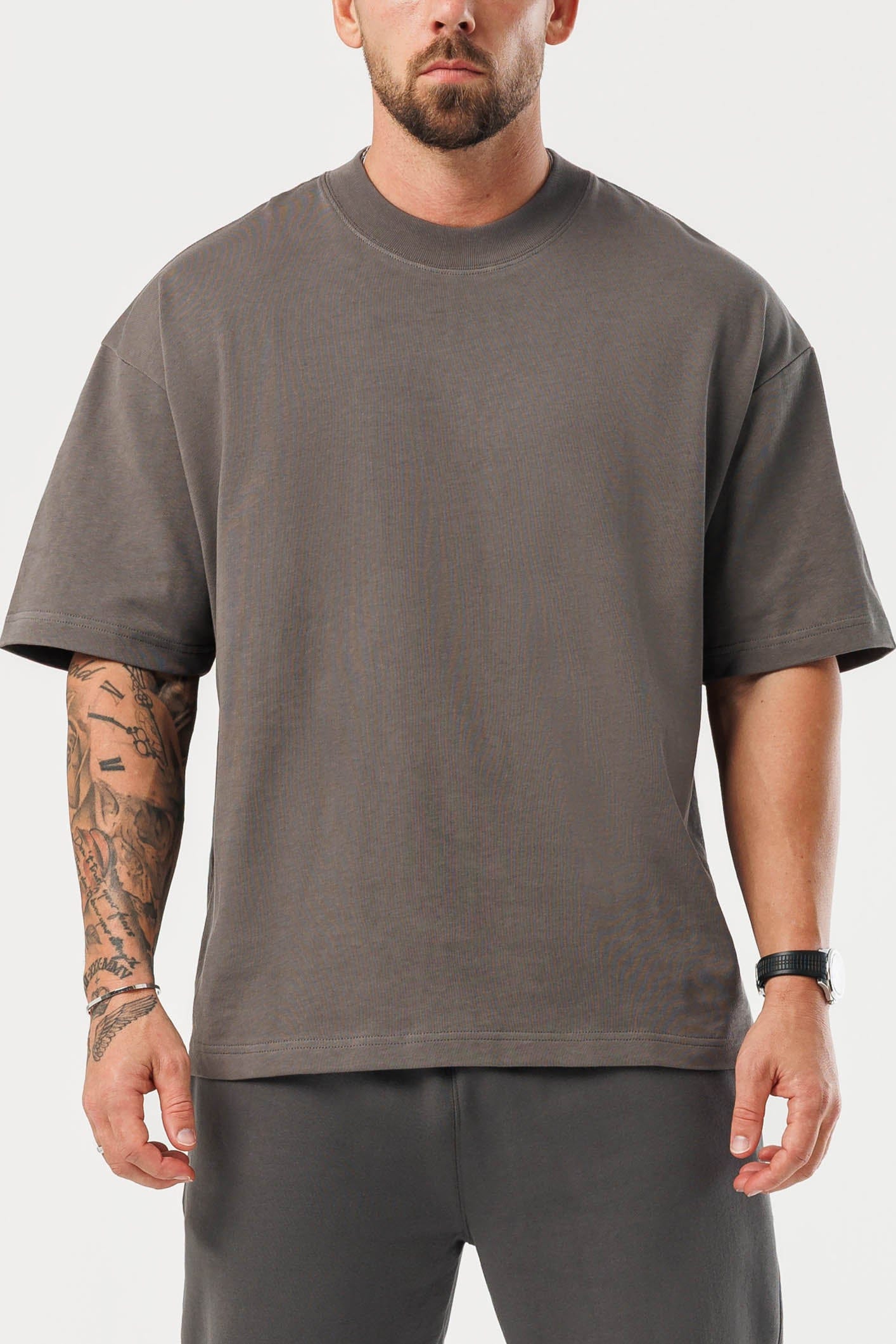 Oversized T-Shirt — Vintage Khaki