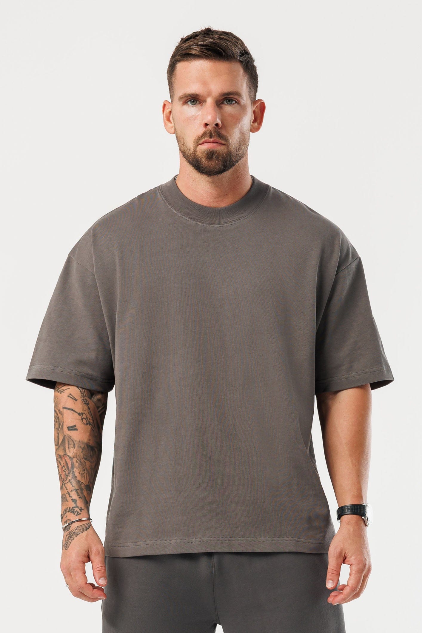 Oversized T-Shirt — Vintage Khaki