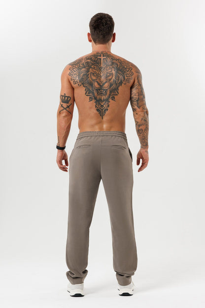 Relaxed Trouser — Taupe