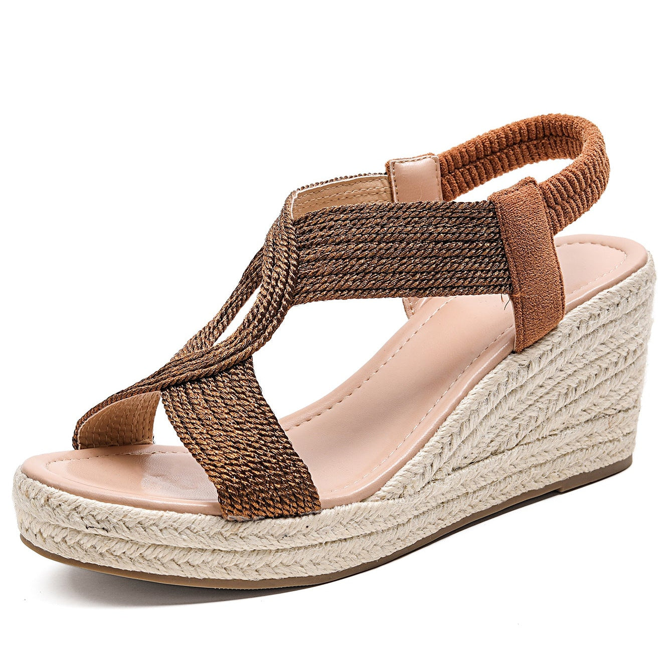 Artisan Woven Wedge Sandals